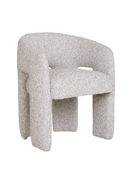 Monroe Esszimmerstuhl Loop yarn, natur Esszimmerstuhl Living Nordic