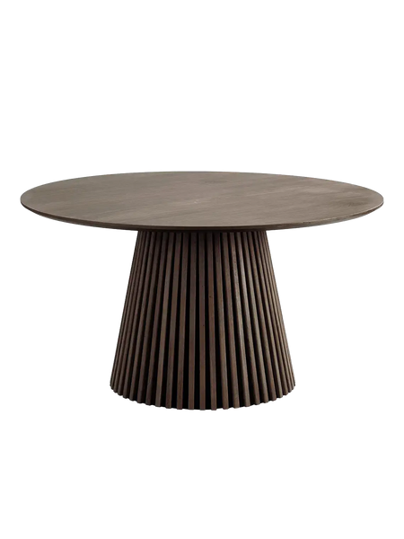 Osaka Esstisch Esstisch Living Nordic Standard Ø140x75 cm Eichenfurnier, geräuchert