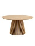 Osaka Esstisch Esstisch Living Nordic Standard Ø140x75 cm Eichenfurnier, natur