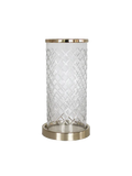 Windlichter und Kerzenschein | Windlicht | Hurricane aus Glas, Gold - L15cm x B15cm x H22cm von LIVING online kaufen bei LIVINGforme.