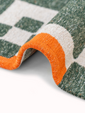 Teppich Rechteckig | Craft Chess Teppich Deep Green | Art.-Nr. 9339 - von Louis de Poortere online kaufen bei LIVINGforme.