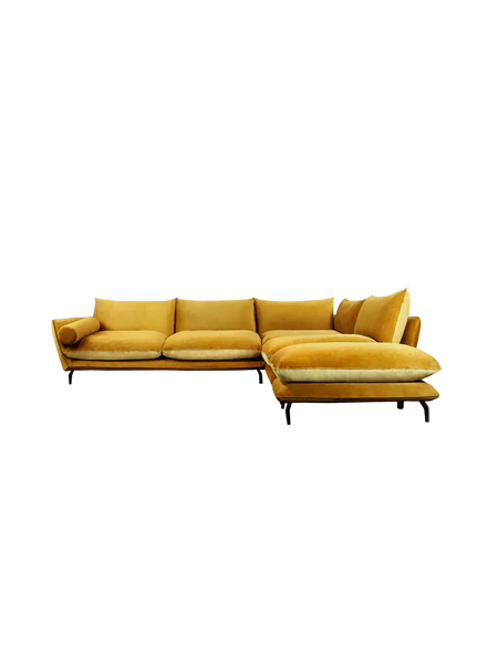 Ecksofa | "Anouk" – Gold Ecksofa LIVING Collection