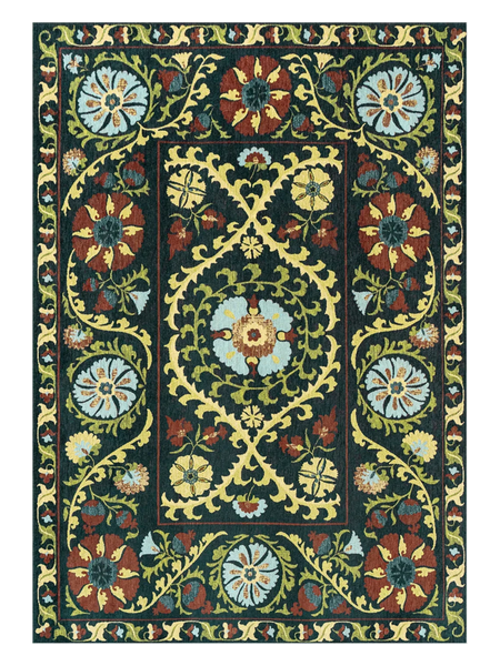 Antiquarian Suzani Bavaria Teppich Teppich Louis de Poortere