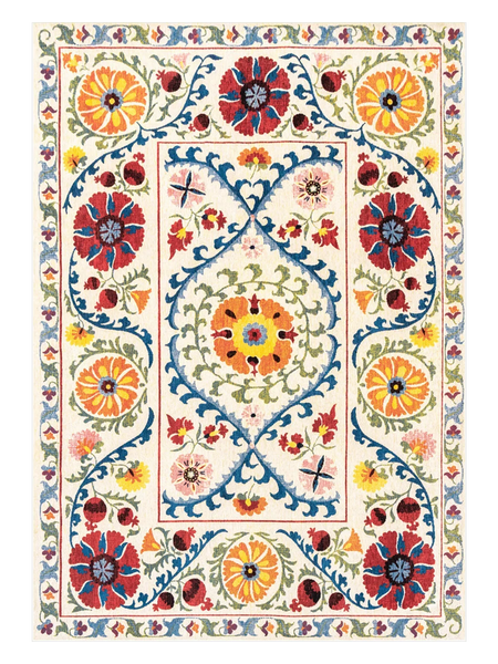 Antiquarian Suzani Origine Teppich Teppich Louis de Poortere