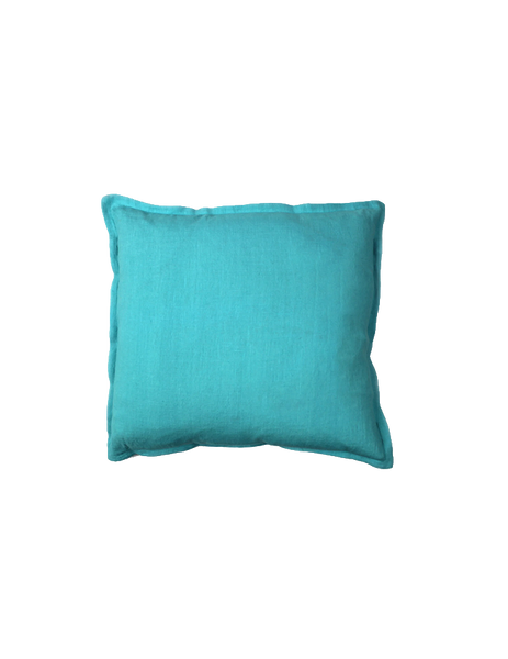 Kissenbezug | Kissenhülle | Linen in aquablue - von LIVING online kaufen bei LIVINGforme.