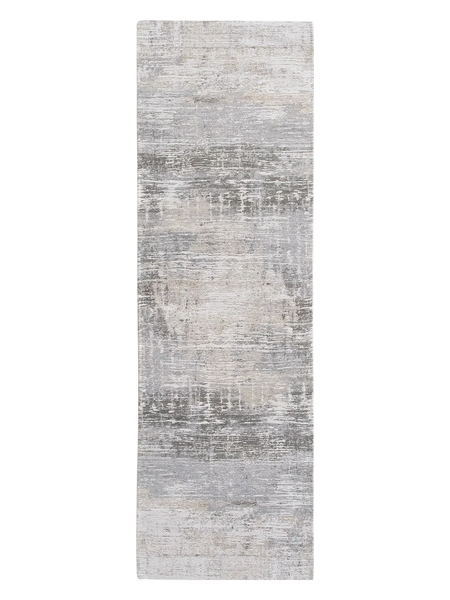 Atlantic Streaks Coney Grey Läufer Teppich Louis de Poortere