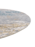 Atlantic Streaks Long Island Blue Runder Teppich Teppich Louis de Poortere