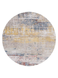 Atlantic Streaks Montauk Multi Runder Teppich Teppich Louis de Poortere
