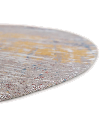 Atlantic Streaks Montauk Multi Runder Teppich Teppich Louis de Poortere