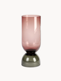 Vasen | Vasari Vase aus Glas | Ø 12 cm | H 32 cm - Berry/Grau von Lambert online kaufen bei LIVINGforme.