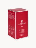 Tischleuchte | Magicee LED Leuchte – Glaszylinder weiß mit Holzfuß | H 23 cm, D 10 cm - von Lambert online kaufen bei LIVINGforme.