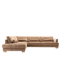 Brandon Set 3 links, Bezug Bloom 2 teddy brown #Bloom 2 teddy brown