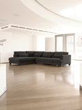 Brandon Set 3 im Wohnraum, Bezug Caleido 2934 dark grey #Caleido 2934 dark grey