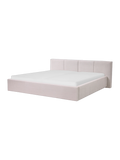 Capri Polsterbett in Beige, 180 x 200 cm, schräg von vorne #Beige