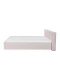 Capri Polsterbett in Beige, 180 x 200 cm, Seitenansicht #Beige