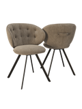 2er-Set Stuhl | 2er-Set Stuhl Nottingham Twill - Beige von Akante online kaufen bei LIVINGforme.