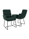 2er-Set Stuhl | 2er-Set Stuhl Copenhague | HC055 - Tannengrün von Akante online kaufen bei LIVINGforme.