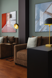 Tischleuchte | Chelsea Tischleuchte aus Edelstahl – Varianten Nickel & Gold, 54 cm Höhe - von Lambert online kaufen bei LIVINGforme.