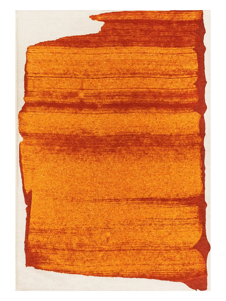 Craft Brush Orange Teppich Teppich Louis de Poortere