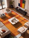 Craft Brush Orange Teppich Teppich Louis de Poortere