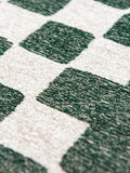 Craft Chess Deep Green Teppich Teppich Louis de Poortere