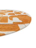 Craft Papercut Curry Runder Teppich Teppich Louis de Poortere