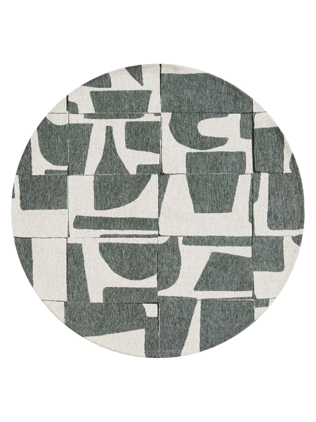 Craft Papercut Sea Spray Runder Teppich Teppich Louis de Poortere