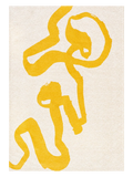 Craft Ribbon Pure Yellow Teppich Teppich Louis de Poortere