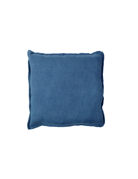 Kissenbezug | Kissenhülle | Linen in denimblue - von LIVING online kaufen bei LIVINGforme.