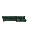 Sofas | Ecksofa Easy – modernes Designsofa mit Metallfuß in vielen Farben - Tannengrün von LIVING Collection online kaufen bei LIVINGforme.