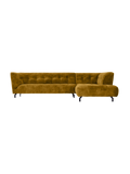 Sofas | Ecksofa Easy – modernes Designsofa mit Metallfuß in vielen Farben - Gold von LIVING Collection online kaufen bei LIVINGforme.