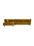 Sofas | Ecksofa Easy – modernes Designsofa mit Metallfuß in vielen Farben - Gold von LIVING Collection online kaufen bei LIVINGforme.