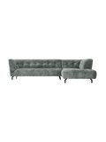 Sofas | Ecksofa Easy – modernes Designsofa mit Metallfuß in vielen Farben - Grau von LIVING Collection online kaufen bei LIVINGforme.