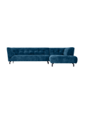 Sofas | Ecksofa Easy – modernes Designsofa mit Metallfuß in vielen Farben - Oceanblue von LIVING Collection online kaufen bei LIVINGforme.