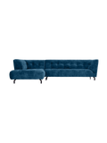 Sofas | Ecksofa Easy – modernes Designsofa mit Metallfuß in vielen Farben - Oceanblue von LIVING Collection online kaufen bei LIVINGforme.