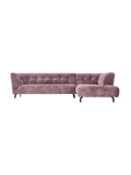Sofas | Ecksofa Easy – modernes Designsofa mit Metallfuß in vielen Farben - Rouge von LIVING Collection online kaufen bei LIVINGforme.
