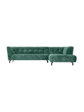 Sofas | Ecksofa Easy – modernes Designsofa mit Metallfuß in vielen Farben - Himmelblau von LIVING Collection online kaufen bei LIVINGforme.