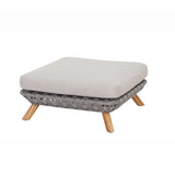 Lounge | Outdoor Ecklounge Ego mit Hocker/Tisch, Wicker - beige, grau - von LIVING Collection online kaufen bei LIVINGforme.