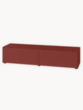 | Piure Nex Pur Box Medienklappe 180 cm – Designmöbel - Englischrot von Piure online kaufen bei LIVINGforme.