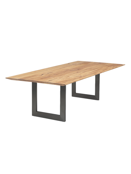 Esstisch | Esstisch | Ella Vintage aus Eiche, geölt auf Metallbeinen - von LIVING online kaufen bei LIVINGforme.
