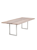 Esstisch | Esstisch | Lara White Grey aus Eiche, lackiert auf Metallbeinen - von LIVING online kaufen bei LIVINGforme.