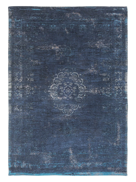 Fading World Medallion Blue Night Teppich Teppich Louis de Poortere