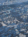 Fading World Medallion Blue Night Teppich Teppich Louis de Poortere