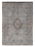 Fading World Medallion Grey Ebony Teppich Teppich Louis de Poortere