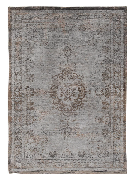Fading World Medallion Grey Ebony Teppich Teppich Louis de Poortere