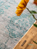 Fading World Medallion Jade Oyster Teppich Teppich Louis de Poortere