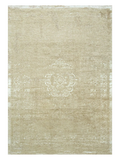 Fading World Medallion Milk Curry Teppich Teppich Louis de Poortere