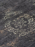 Fading World Medallion Mineral Black Teppich Teppich Louis de Poortere