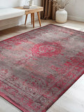 Fading World Medallion Pink Flash Teppich Teppich Louis de Poortere