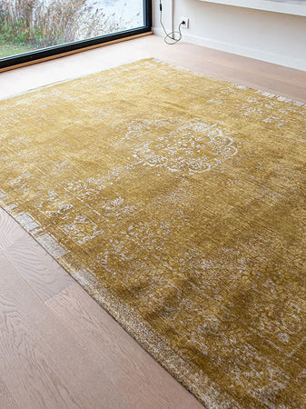 Fading World Medallion Spring Moss Teppich Teppich Louis de Poortere